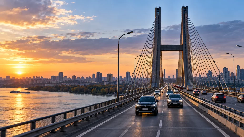 Південний міст у Києві частково відкрили