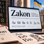 національний шрифт Zakon