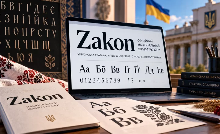 національний шрифт Zakon